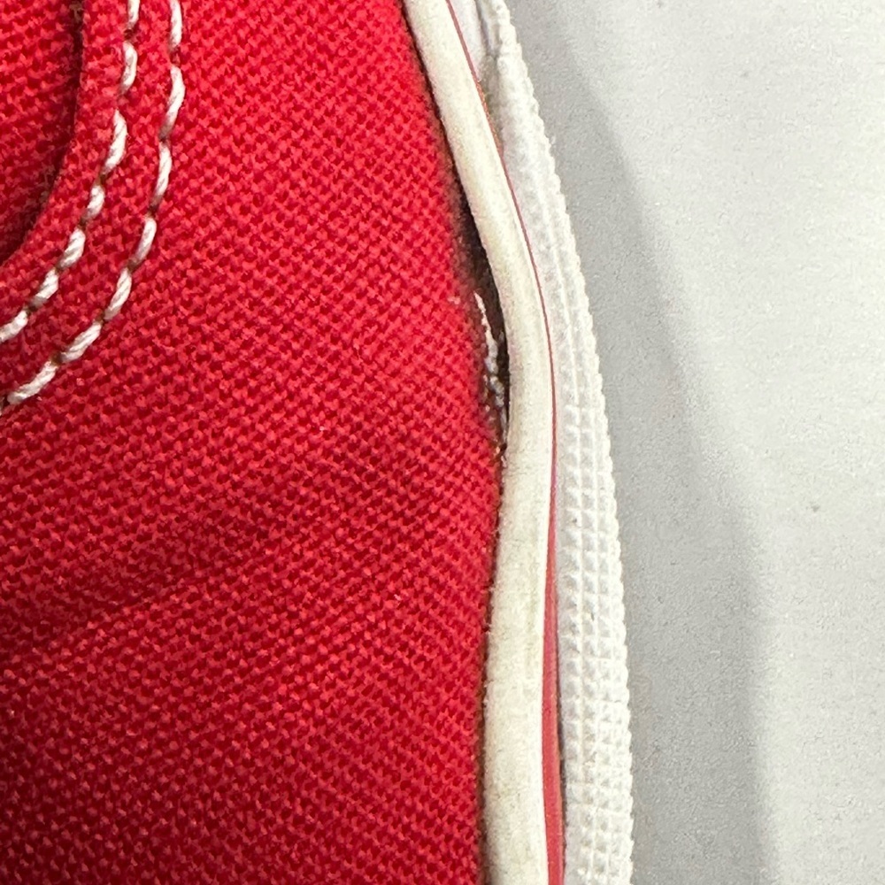 Vans Red Canvas Sneakers pre owned - Picture 7 of 7